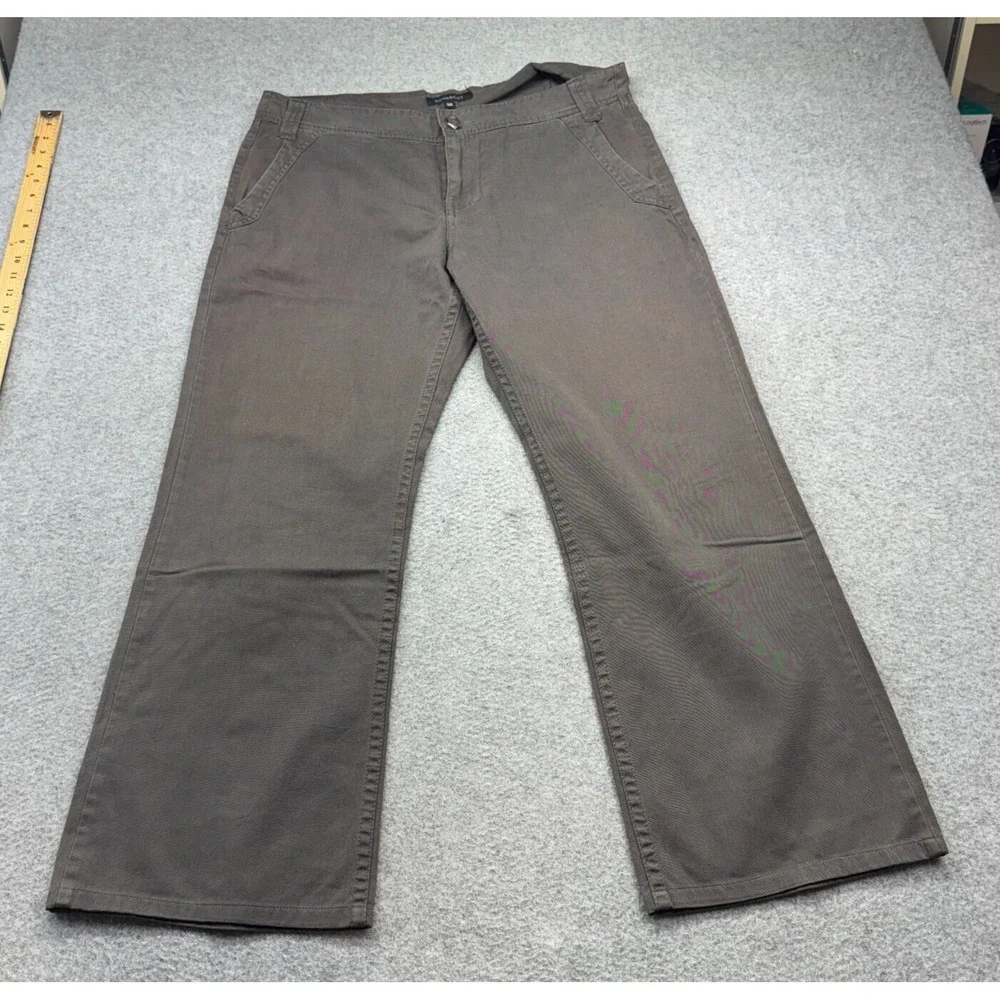 Monarchy Jeans Men's 36x29 Gray‎ Straight Leg Jeans Button and Zip Fly Biker